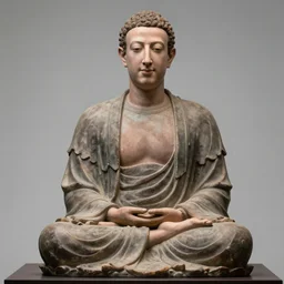 Mark Zuckerberg buddha statue