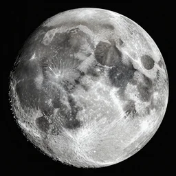 a beautiful picture of a crater in the moon high def 4k