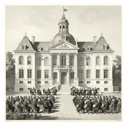 artwork of the institution of music, by maurits cornelis escher