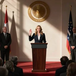 amy poehler taking the oath of office!!! at inauguration!!!