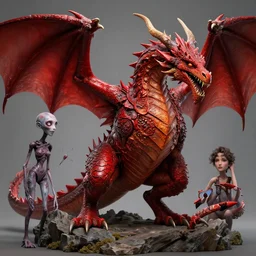 hyperrealistic concept sheet of dnd red dragon in the style of jin kagetsu, patricia piccinini, james jean and wlop, highly detailed, masterpiece, award - winning, sharp focus, intricate concept art, ambient lighting, 8 k, artstation