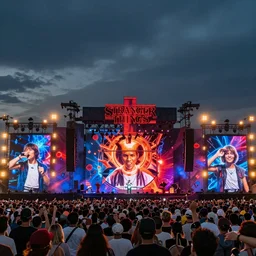 Tomorrowland mainstage 2024, stranger things theme