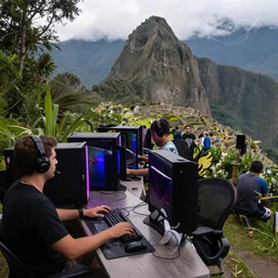 lan party pc gaming in the jungles of peru