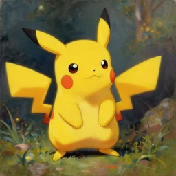 pikachu woman painting by gaston bussiere, craig mullins, j. c. leyendecker