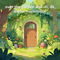 “over the garden wall, illustration, 8k, digital masterpiece”