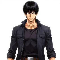 guts berserk, manga, highly detailed, digital art, centered, portrait, colored accurately, in the style of hideo yamamoto