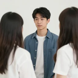 4 0 year old man that looks young for his age that seems to attract young women.