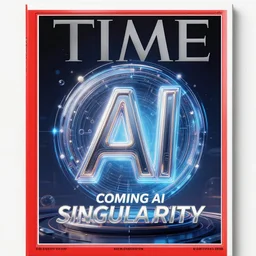 TIME magazine cover, the coming AI singularity, intricate, 8k, HDR, CG Society