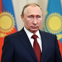 Nursultan Nazarbayev stylized as Putin