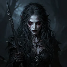 an indescribable being of terror and beauty, concept art, dark fantasy, unreal engine, portrait, witcher