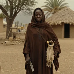 a film still from kirikou and the sorceress ( 1 9 9 8 )