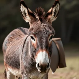 a donkey with face like sandra bullock