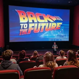 1 7 0 0 s movie theater showing of back to the future