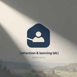 icon stylized minimalist logo design for ( ( attention & learning lab ) ), academic, cory loftis, behance hd by jesper ejsing, by rhads, makoto shinkai and lois van baarle, ilya kuvshinov, flat design, professional