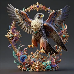 falcon android in dynamic pose :: by Martine Johanna and Simon Stålenhag and Chie Yoshii and Casey Weldon and Guillermo del toro :: ornate, dynamic, particulate, rich colors, intricate, elegant, highly detailed, centered, artstation, smooth, sharp focus, octane render, 3d