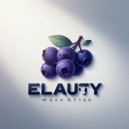 beauty logo design. award winning logo, design award, modern, elderberry, illustration, bold, futuristic, digital art, sci - fi, unreal engine, cinematic, octane render, clear sharp focus,