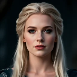 portrait head shot photo of a real-life beautiful nordic queen, highly detailed, 8k, award winning, volumetric lighting