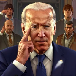 detailed portrait confused senile biden in gta v stephen bliss unreal engine fantasy art by greg rutkowski loish rhads ferdinand knab makoto shinkai lois van baarle ilya kuvshinov rossdraws tom bagshaw global illumination radiant light detailed intricate environment
