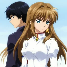 kira light yagami from death anime with ryuk behind