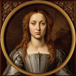 alexandra daddario as joan of ark, elegant portrait by sandro botticelli, detailed, symmetrical, intricate