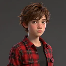 max caulfield wearing a red plaid flannel shirt, fantasy, intricate, young and cute, highly detailed, digital painting, artstation, concept art, smooth, sharp focus, illustration, unreal engine, life is strange, Edouard Caplain