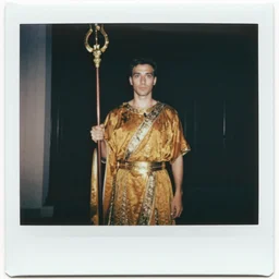 polaroid of a Lord Vivec the Warrior-Poet by Tarkovsky