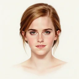 portrait of emma watson, drawn by sabbas apterus