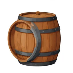 pitch pipe whiskey barrel, vector illustration