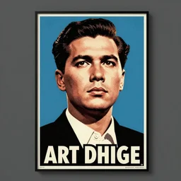cool art piece from the 8 0's, propaganda