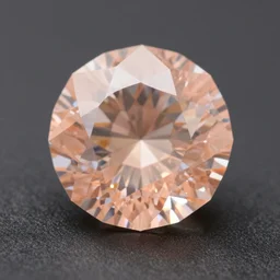 very extra juicy ( peach color ) ) ( museum quality ) large diamond. the diamond is juciy.
