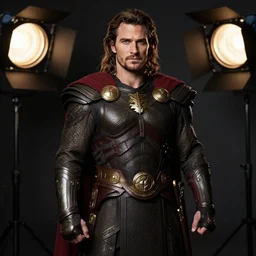 henry cavill as arthas menethil, promo shoot, studio lighting