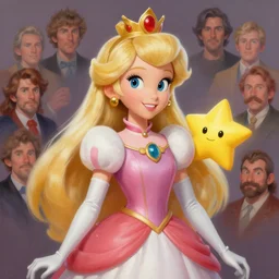 princess rosalina from super mario as realistic blond human character, with star luma, art portrait, matte fantasy painting, deviantart artstation, by jason felix by steve argyle by tyler jacobson by peter mohrbacher, cinema c 9. 0