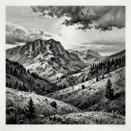 a monochromatic engraving by didier comes