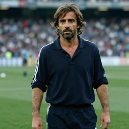 andrea pirlo as samurai, an film still