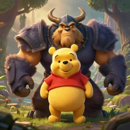 winnie the pooh as an endgame boss in world of warcraft