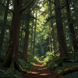 forest, vector art