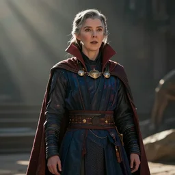Alyson Hannigan as the Sorcerer Supreme, film still from the movie 'Doctor Strange'