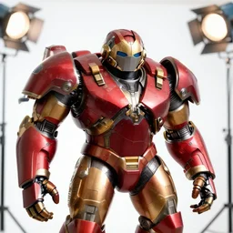 still photo of hulkbuster, highly detailed, photorealistic portrait, bright studio setting, studio lighting, crisp quality and light reflections, unreal engine 5 quality render
