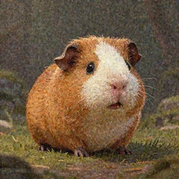 cute little anthropomorphic Guinea Pig Red Dead Redemption 2 (2018 videogame) cover art, ultra wide lens shot , tiny, small,  short, cute and adorable, pretty, beautiful, DnD character art portrait, matte fantasy painting, DeviantArt Artstation, by Jason Felix by Steve Argyle by Tyler Jacobson by Peter Mohrbacher, cinematic lighting