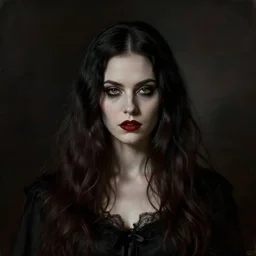 The goth assassin, portrait, by Derek Ridgers