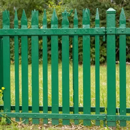 a green fence