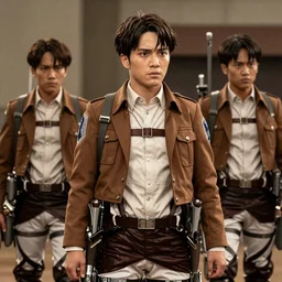Finn Wolfhard as Eren Jaeger in Attack on Titan live action directed by Duffer Brothers