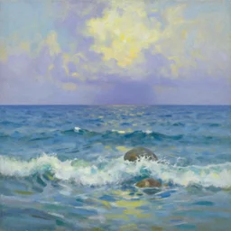ocean by thomas kinkade