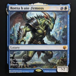high detail painting of a magic the gathering creature type norn from the tempest expansion