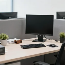 realistic photo of office desk