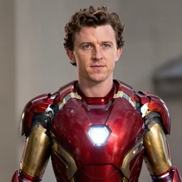tom holland as iron man