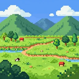 landscape pixel art