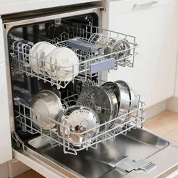 jerma 3 4 5 1 stuck in the dishwasher he can't get out, realistic, hdr, clear image, hdd, dynamic lighting,