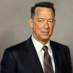 Tom Hanks, artwork by Daniel Merriam,