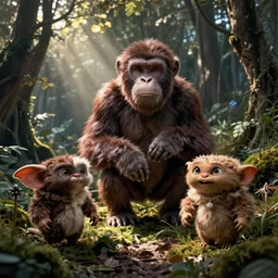 frame from planet of the apes gremlins.